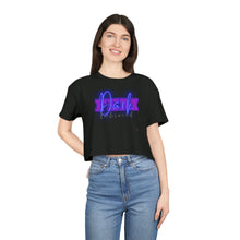 Load image into Gallery viewer, &quot;Dark FEM Embraced&quot; Women&#39;s Crop Tee
