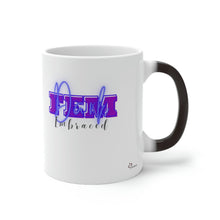 Load image into Gallery viewer, &quot;Dark FEM Embraced&quot; Color Changing Mug
