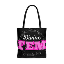 Load image into Gallery viewer, &quot;Divine FEM&quot; AOP Tote Bag
