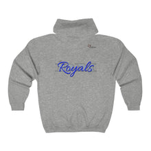 Load image into Gallery viewer, &quot;DM Royals&quot; Unisex Heavy Blend™ Full Zip Hooded Sweatshirt
