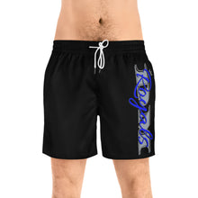 Load image into Gallery viewer, &quot;DM Royals&quot; Men&#39;s Mid-Length Swim Shorts (AOP)
