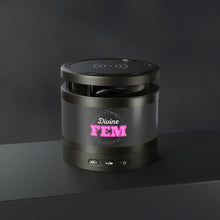 Load image into Gallery viewer, &quot;Divine FEM&quot; Metal Bluetooth Speaker and Wireless Charging Pad
