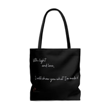 Load image into Gallery viewer, &quot;I Don&#39;t Chase, I Attract&quot; AOP Tote Bag
