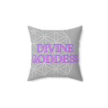 Load image into Gallery viewer, &quot;Divine Goddess&quot; Faux Suede Square Pillow
